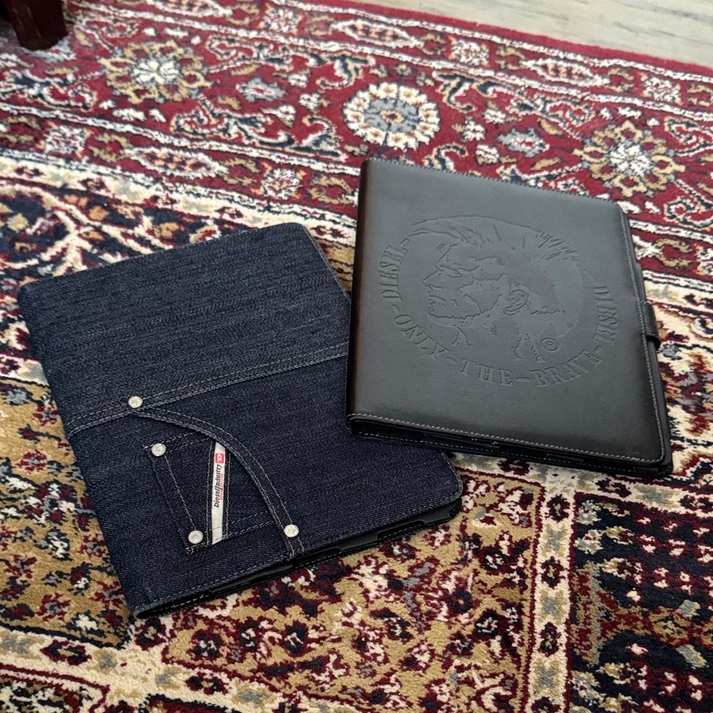 Set of 2 Diesel Black and Denim tablet (iPad) Cases